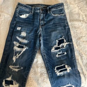 American eagle jeans size 10 regular worn a couple times in good condition.
